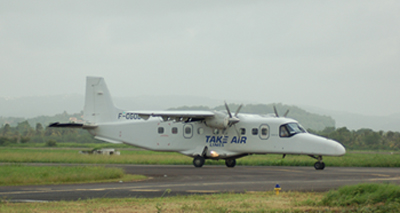 Dornier 228 owned and operated by Take Air